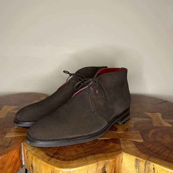Cobbler Union Brown Suede Chukka Boot - Picture 2 of 10